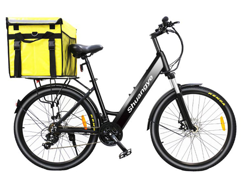 送餐电动踏板助力自行车