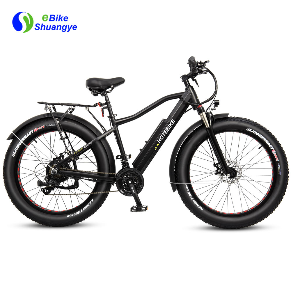 新设计的大容量电动胖轮胎自行车A6AH26F