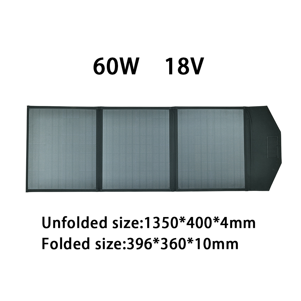 新型太阳能电池板黑色60W太阳能电池板系统离网太阳能发电系统