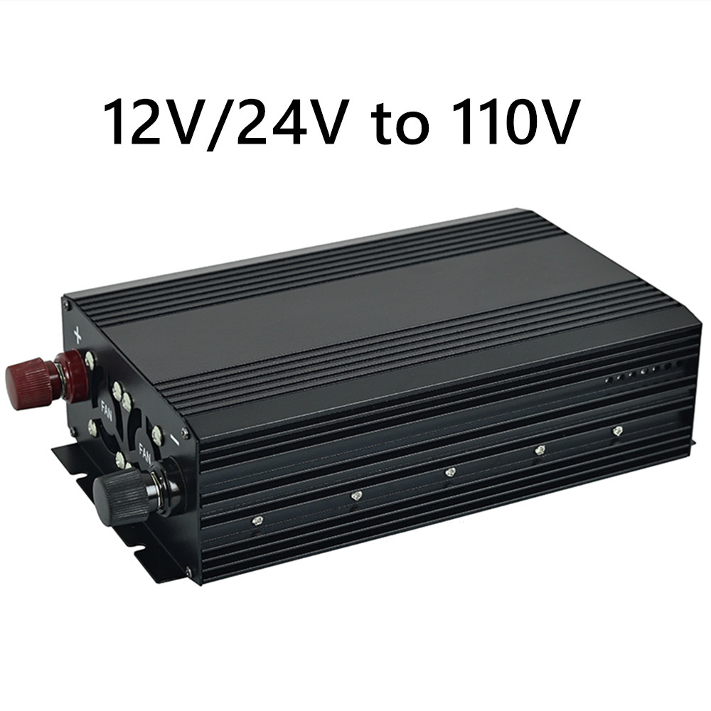 正弦波电源逆变器24v到110v直流到交流电源逆变器