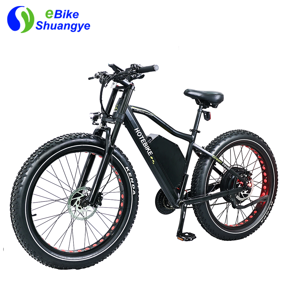 60V 2000W动力强劲的电动自行车A7AT26 55km/h速度远程26英寸*4直升机胖轮胎